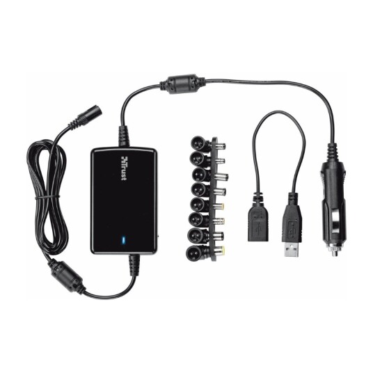 Trust 70W Thin laptop & Phone Car charg. 18065