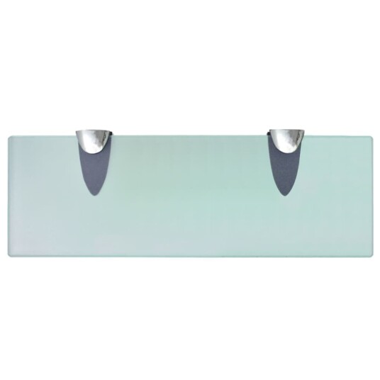 vidaXL Flytende hylle glass 30x10 cm 8 mm