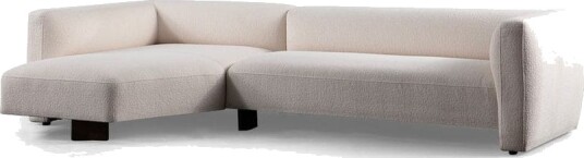Elvaris 4 seters sofa med Sjeselong Hvit Elvaris 4 seters sofa med Sjeselong Hvit