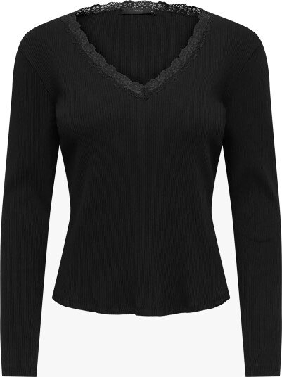 Only Sara Sharai Long Sleeve V Neck Top Sort S