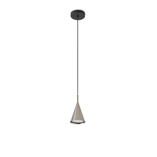 TOOY Gordon 561.22 Taklampe Matt Sort/ Sort Krom