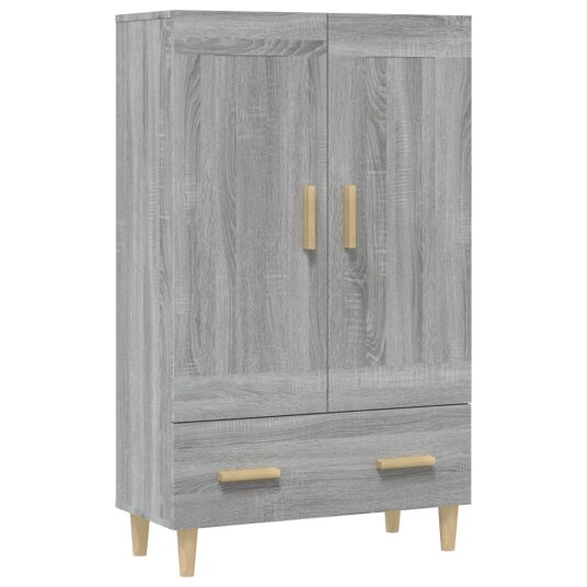 vidaXL Highboard grå sonoma 70x31x115 cm konstruert tre
