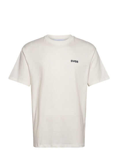 Svea Smaustin Boxy Ss T-Shirt - Cream - M Svea Smaustin Boxy Ss T-Shirt - Cream - M