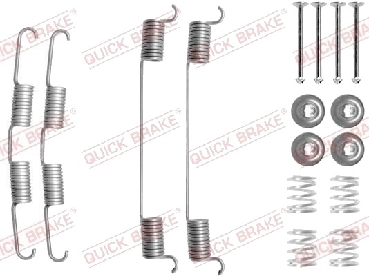Tilbehørsett, bremsesko QUICK BRAKE 105-0724R