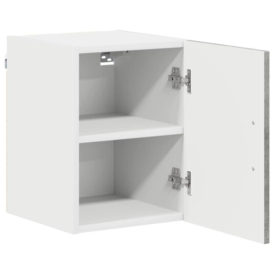  Kjøkkenskap 2 pcs Betonggrå 30 x 31 x 40 cm Konstruert tre