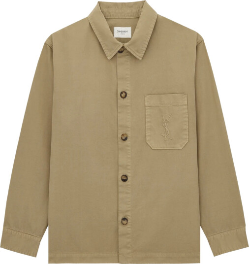 Saint Laurent Herre Skjorter Beige L, Saint Laurent Herre Skjorter Beige L,