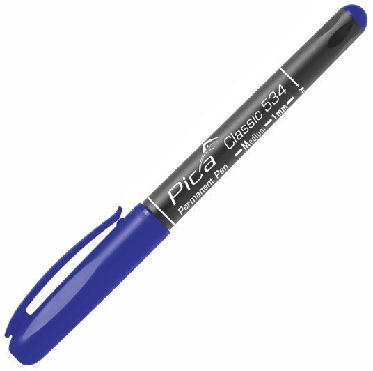 Pica Marker Permanentpenn M 1 mm   Bl??