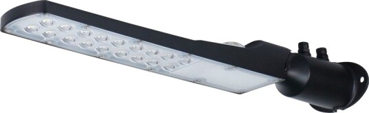 Spectrum 50W skumrings LED gatelampe   Skumringssensor Ø60 mm IP65 svart 230V