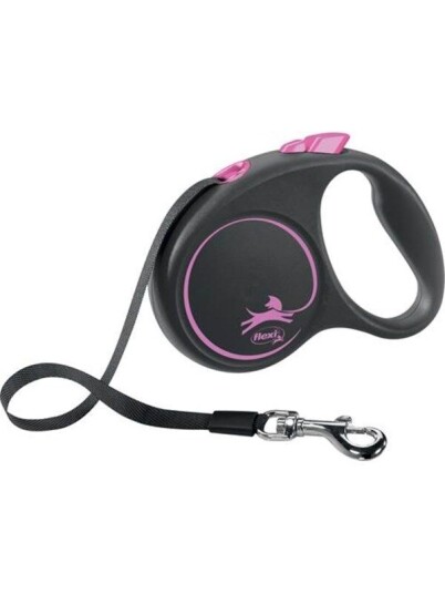 Flexi Black Design S Hundebånd 5 m Maks 15 kg Rosa Flexi Black Design S Hundebånd 5 m Maks 15 kg Rosa