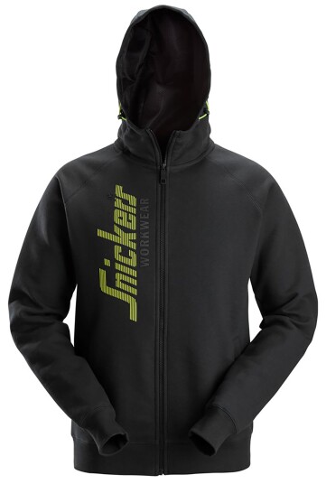 Snickers Workwear 2846-0400 Hettegenser med logo Svart Klær