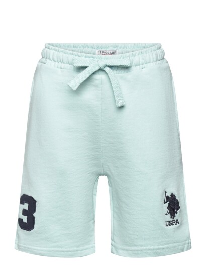 U.S. Polo Assn. Player 3 Marl Lb Sweat Short Blue 140