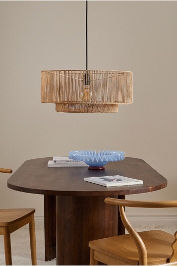Ellos Home   Taklampe Hannah   Brun