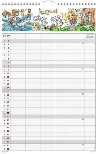 Mayland Familiekalender Otto Dickmeiss & Lilja Scherfig 5 kol. 2027