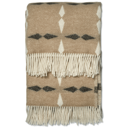 Tile Ullteppe 130x180 cm Sort / Hvit / Beige