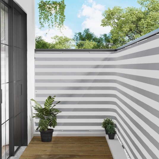 vidaXL Balkong privat skjerm 150 x 800 cm Stoff med PU belegg