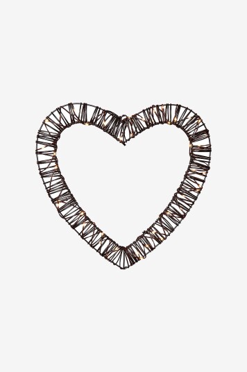 Star Trading   Utendørsdekorasjon Vicke Heart   Brun