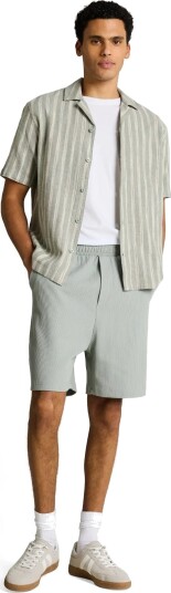 Tom Tailor Relaxed Structured Sweat Shorts Green XL