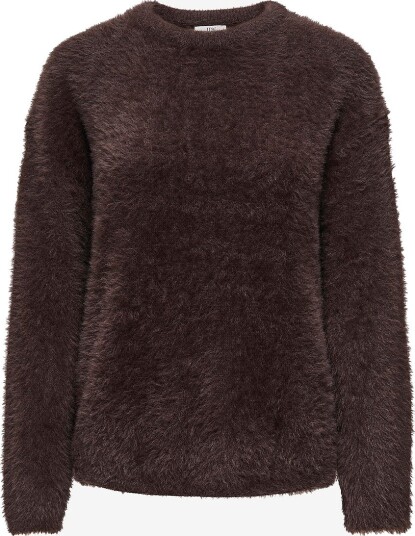 JDY Genser Jdyprime Jayla L/S On Pullover Knt Brun