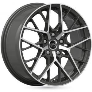 INFINY Tonix Black Machined Face 8x18 5/100 ET35 B57.1