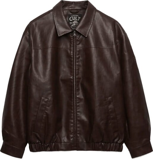 Superdry Collared Oversized Bomber HOT CHOCOLATE 12
