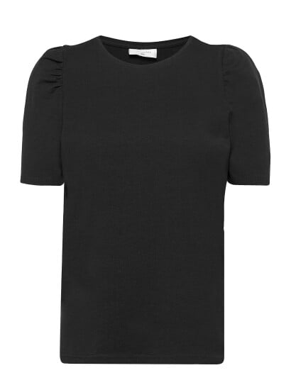 FREE/QUENT Fqfenja-Tee-Puff - Black - XS