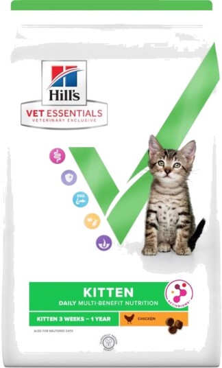 Hill's tørrfôr Ve F Multibenefit Kitten 1.5 kg