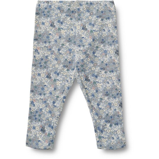 Wheat Blue Summer Flowers Jersey Leggings Jules 3 mdr/62