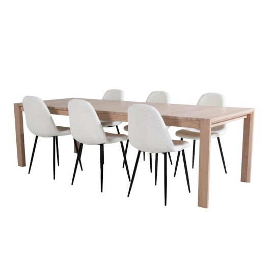 Venture Home Spisegruppe Venture Home Shy med 6 Pooya Stoler GR20538