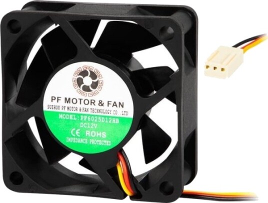 Vifte Blow 60×25mm 12V Kulelager