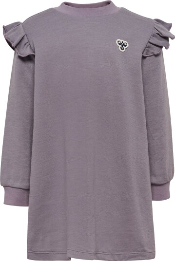 Hummel Kjole   Ull   HmlMini Bee   Grå Ridge   Hummel   3 år (98)   Kjole   Lilla