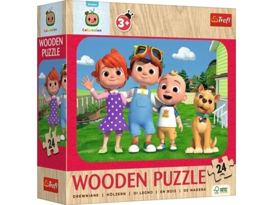 Trefl Puslespill 24 Brikker Trepuslespill Cheerful Cocomelon Trefl Puslespill 24 Brikker Trepuslespill Cheerful Cocomelon
