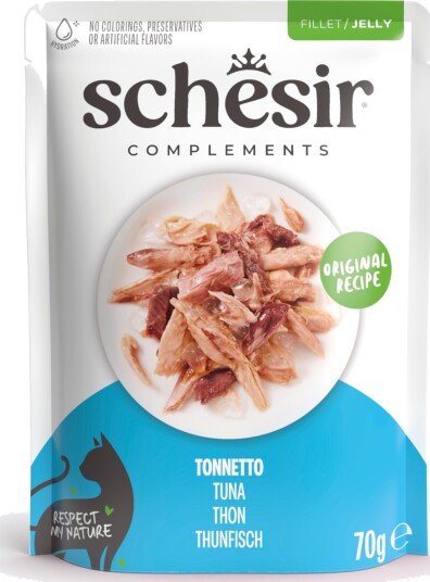 Schesir Complements Tunfisk I Gelé Våtfôr 70 G