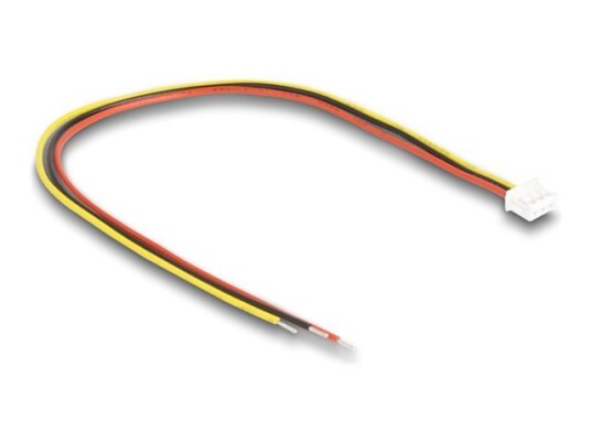 Delock - Datakabel - 3-Pin Connector (1.5Mm Pitch) (Hunn) Til Uisolert Tråd - 10 Cm