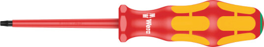 Wera VDE Torx Skrutrekker 167i TX15 80mm for Elektrisk Arbeid