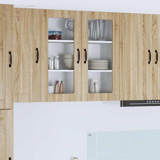 Kjøkkenskap Sonoma eik 80 x 31 x 80 cm Konstruert tre