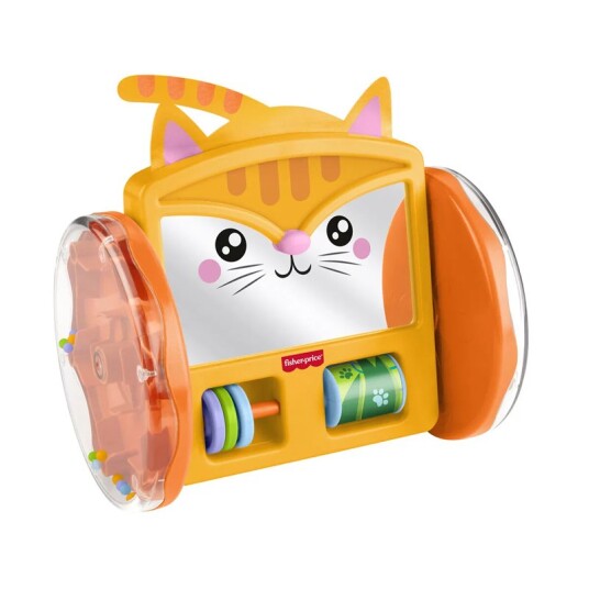 Fisher Price Fp Pets Crawl & Play Kitty Mirror Orange One Size Fisher Price Fp Pets Crawl & Play Kitty Mirror Orange One Size