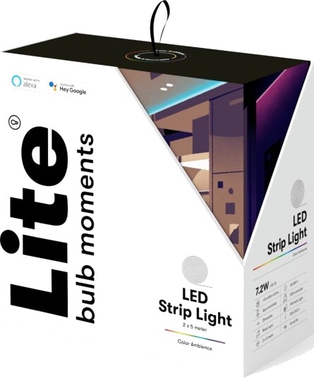 Lite Bulb Moments LED strip 2 x 5 meter RGB