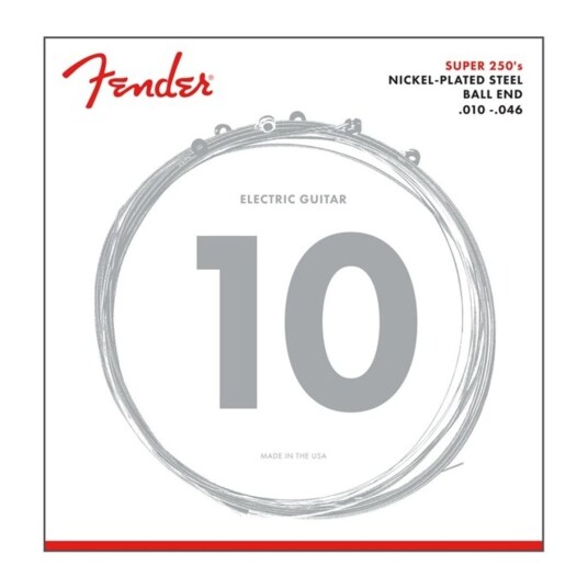 Fender 250R NPS Ball End 10-46 Elektrisk gitar strenger Fender 250R NPS Ball End 10-46 Elektrisk gitar strenger