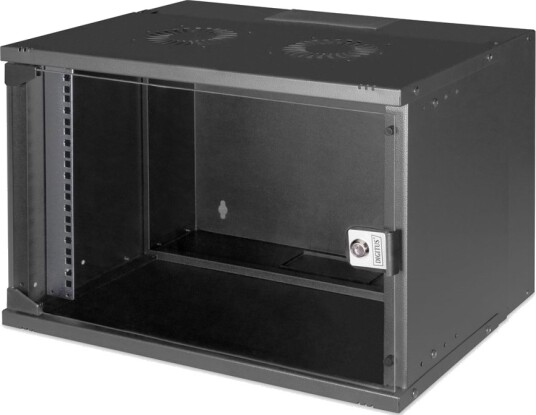 Digitus Soho Pro 7U Veggmontert Rackskap 19" Svart RAL 9005