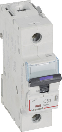 Legrand DX3 MCB automatsikring C50 1P 1M 50kA