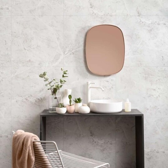 Baderomspanel Fibo 2273 6060 S White Marble Baderomspanel Fibo 2273 6060 S White Marble