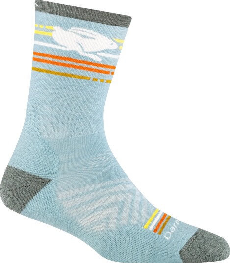Darn Tough Women's Pacer Micro Crew Ultra Lightweight With Cushion Glacier S