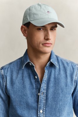Gant Solbleket caps med skjold WASHED TURQUOISE ONESIZE Gant Solbleket caps med skjold WASHED TURQUOISE ONESIZE