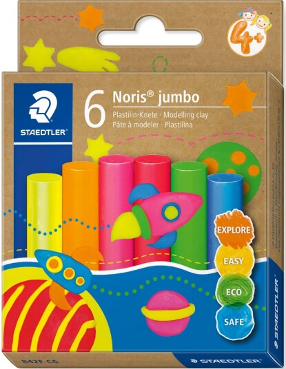Leire Neon 6 pakning Noris Junior Staedtler