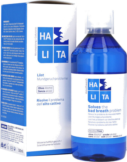 Halita munnvann mot dårlig ånde Xylitol 500 ml. Halita munnvann mot dårlig ånde Xylitol 500 ml.
