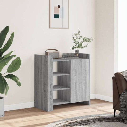 Skjenk grå sonoma 73,5x35x75 cm konstruert tre 8721102805868