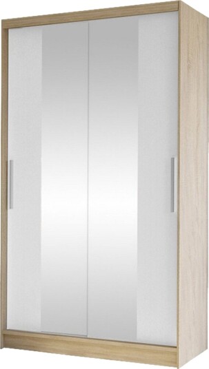 Glenmore Garderob m. Spegel White -