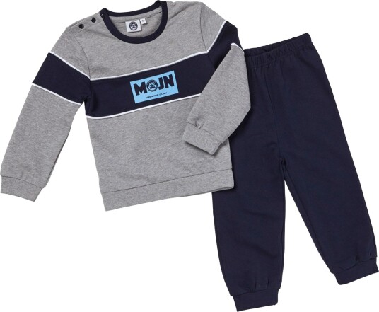 Sønderjyske Elitesport Baby Jogger Joggingpak Barn Grå/Navy 86