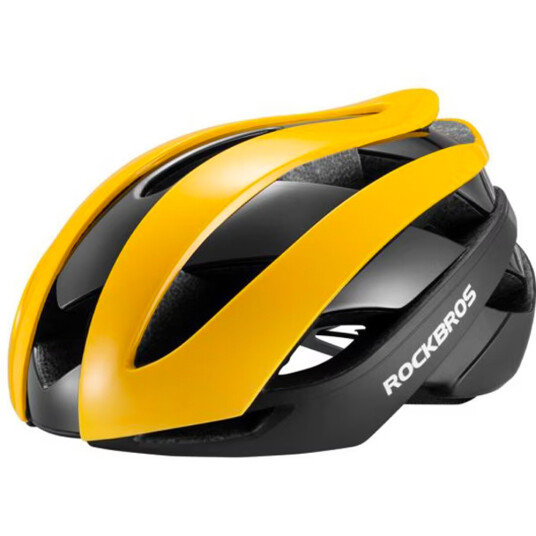 Rockbros 10110004006 Sykkelhjelm - Medium - Gul/Svart Rockbros 10110004006 Sykkelhjelm - Medium - Gul/Svart