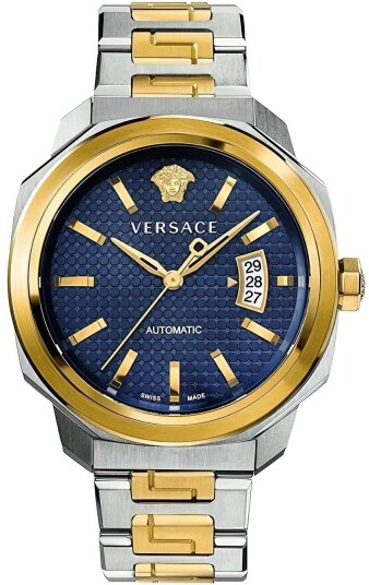 Versace Herreklokke VEAG00222 Dylos Automatic Blå/Gulltonet stål